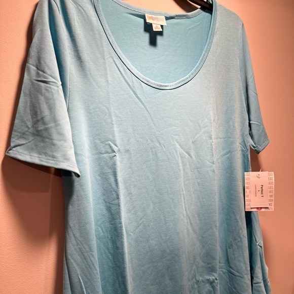 LulaRoe Perfect T Swing Top Small (8,10,12,14) & OS Leggings 2-10 Blue Bundle - Picture 11 of 17